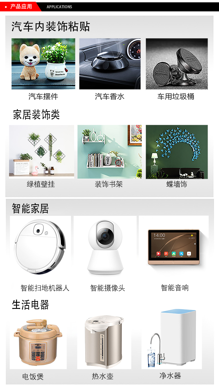 3M96系列雙面膠在各領域的應用